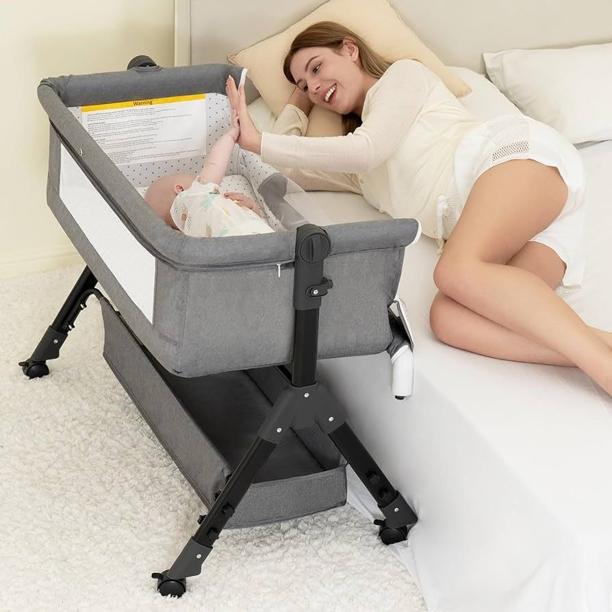Baby bassinet safe cosleeper for a newborn