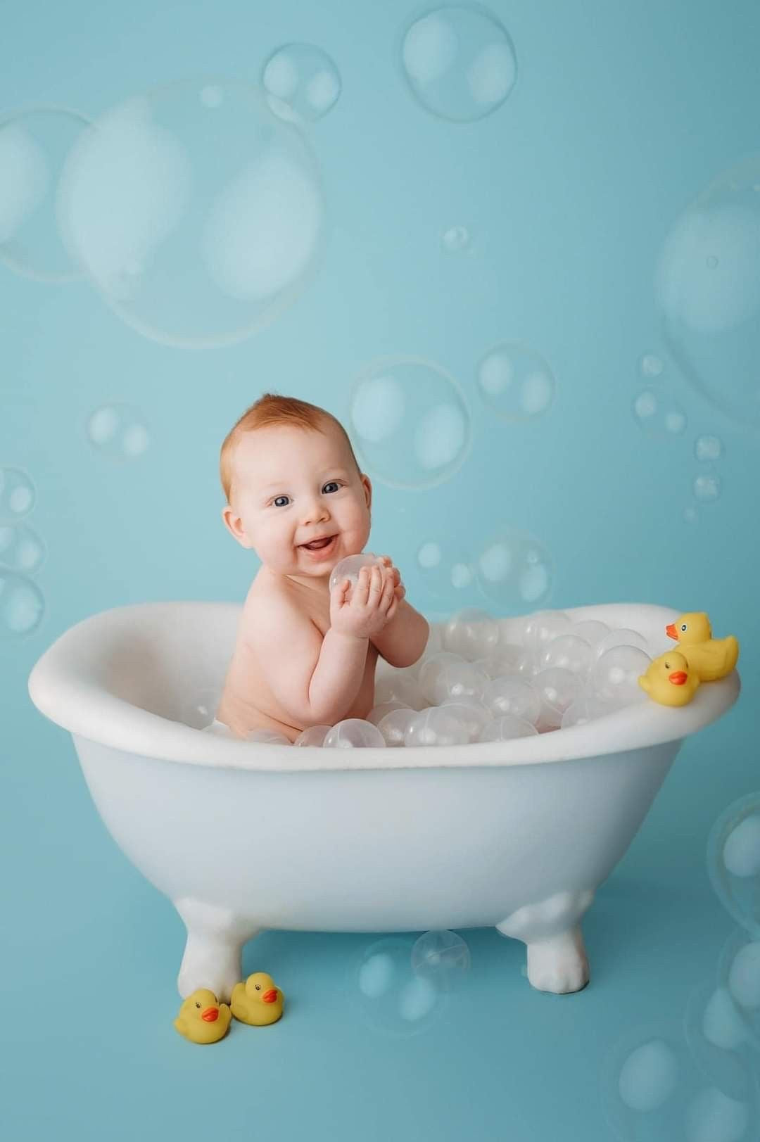 Silicone squeak bathing toy duckies