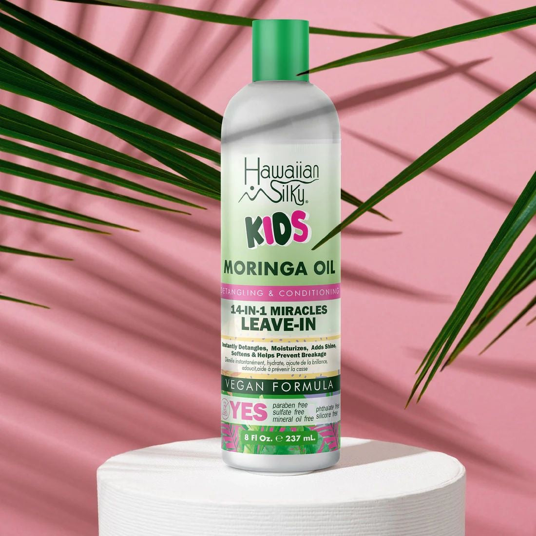 Hawaiian Silky Kids Moringa Oil & Shea Butter 3-Piece Hair Care Set – Detangles, Softens & Strengthens