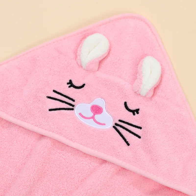 Soft Newborn Hooded Towel Blanket KidsTopia Baby Essentials