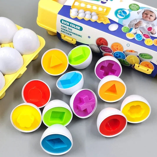Children Toy Easter Egg Baby Sensory Puzzle