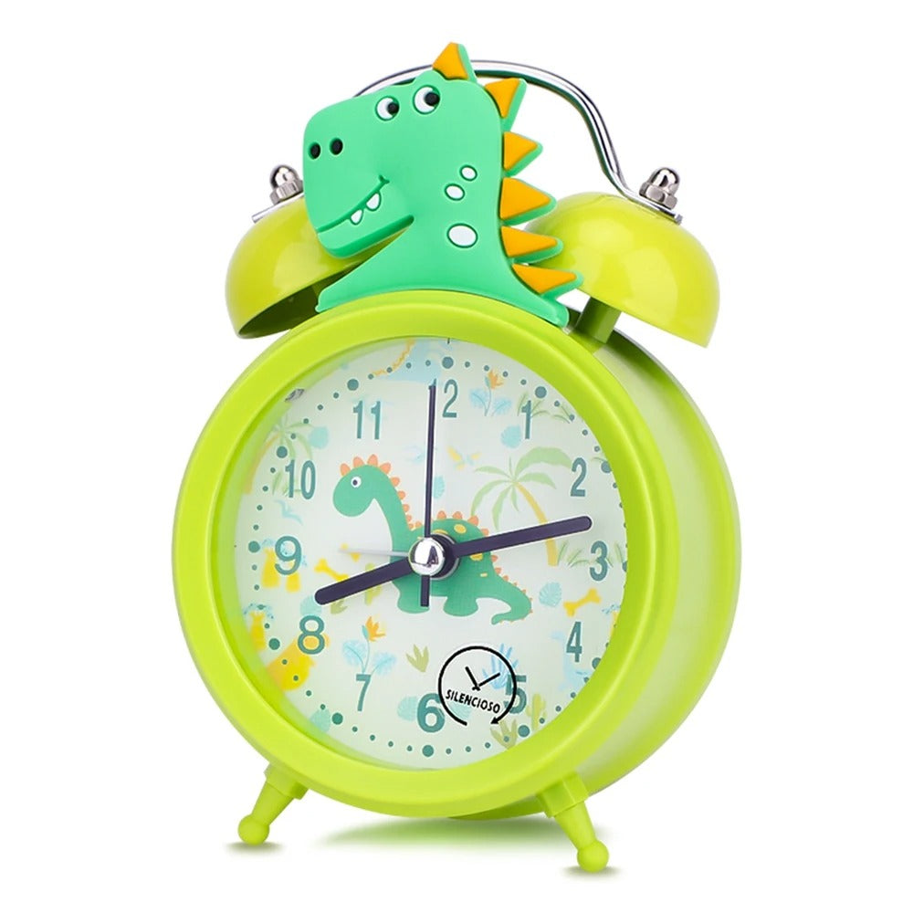 Pink Unicorn Kids Alarm Clock Double Bell Clock with Backlight Cute Desk Clock Home Decoration KidsTopia Baby Essentials