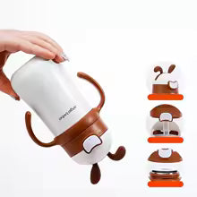Stainless Steel Children's Cup Home Thermos Cup Study Drink Cup Cute Water Bottle KidsTopia Baby Essentials