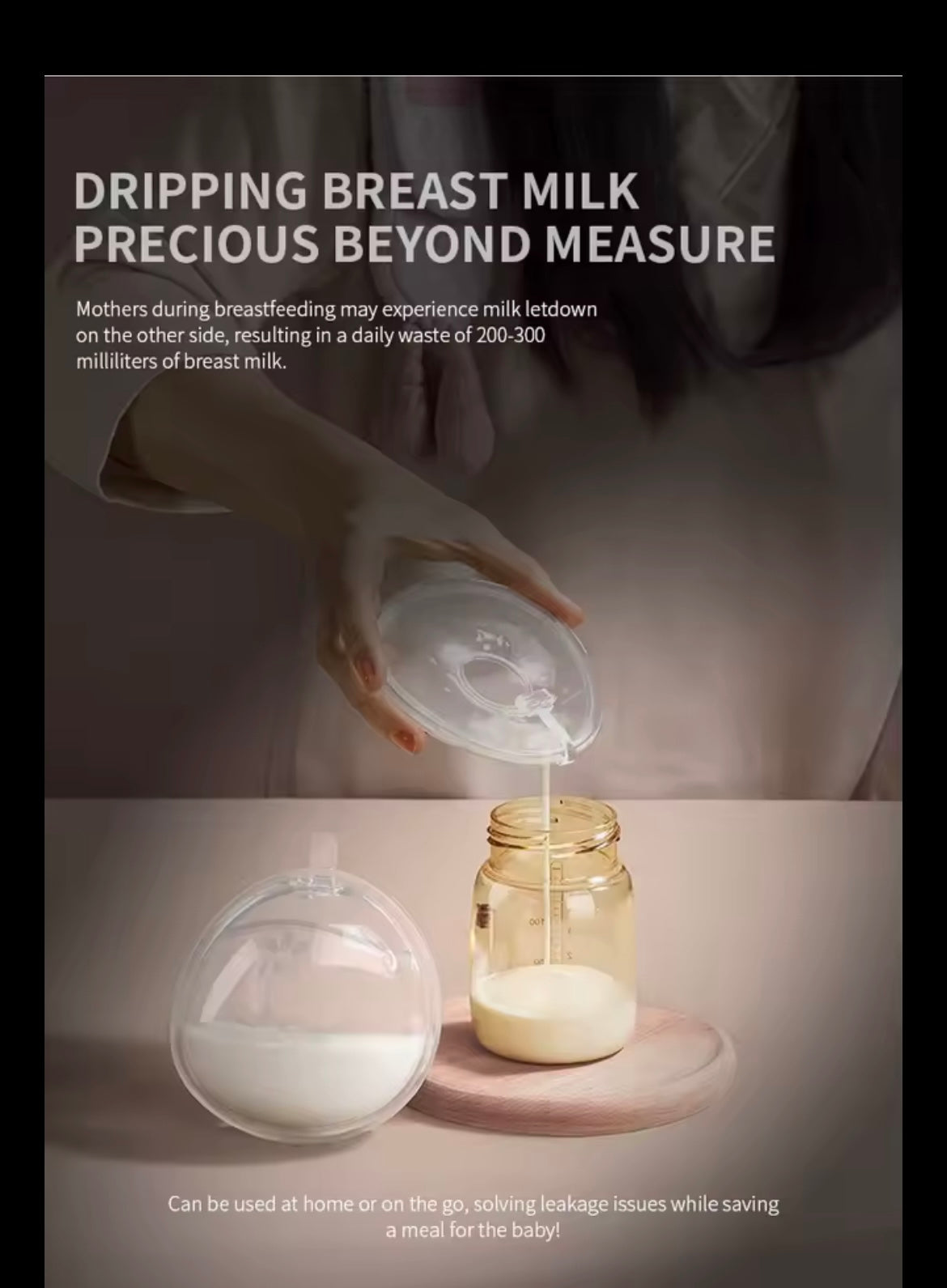 Silicone Breast Milk Collector Shells – Reusable Milk Saver & Nursing Cups for Leaking – BPA-Free Breastfeeding Breast Shells (Set of 2)