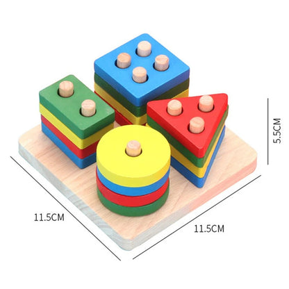 Kids 3D Wooden Puzzles Early Learning Baby Games Toys Educational Wooden Toys For Children Birthday Gifts KidsTopia Baby Essentials