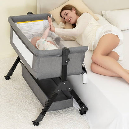 Baby bassinet safe cosleeper for a newborn