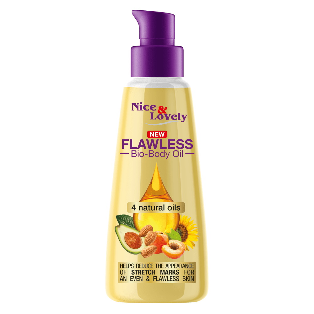 Nice & Lovely Flawless Bio Body Oil for Stretch Marks & Even Skin Tone