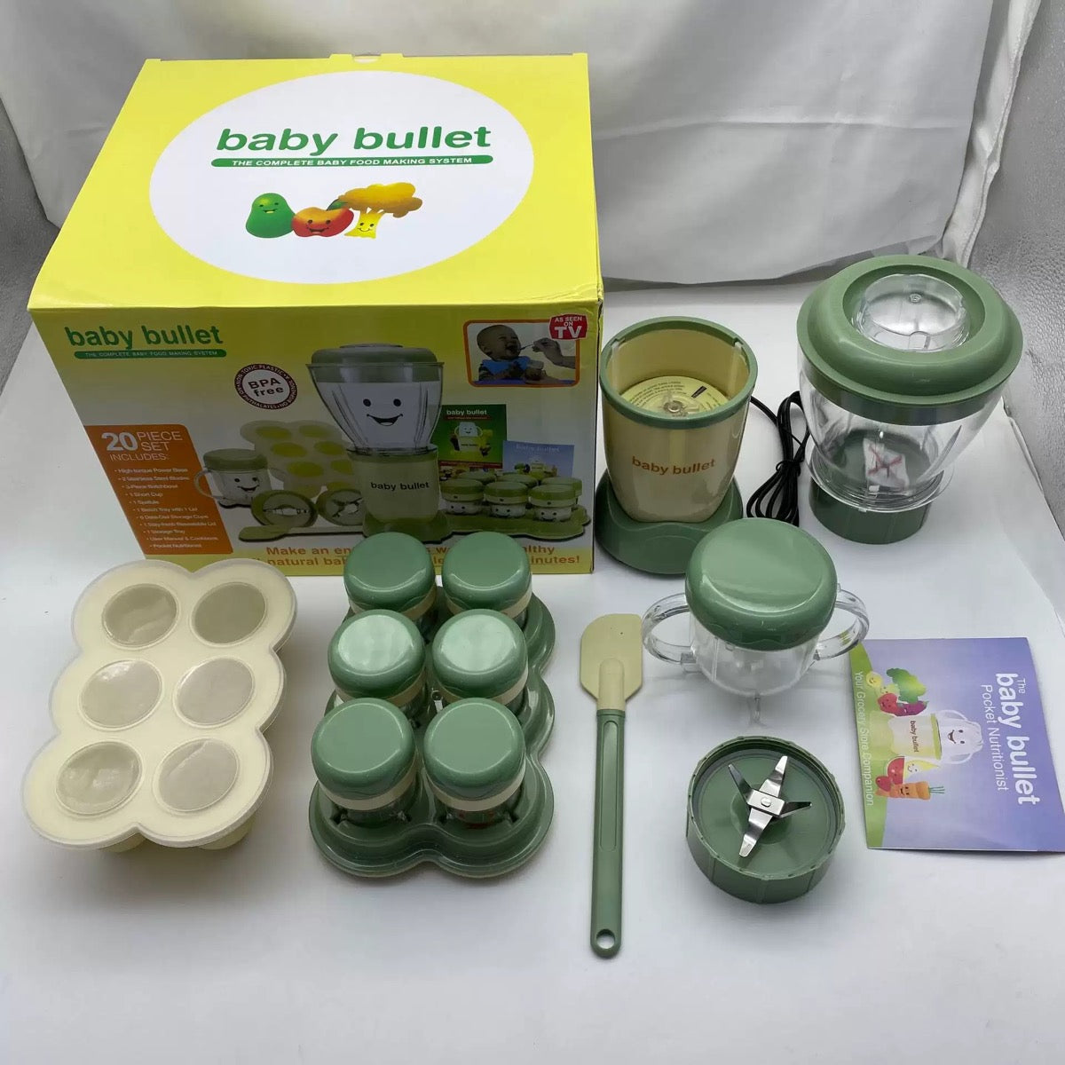 Baby Bullet Complete Baby Care System - Homemade Baby Food Maker and Blender, 20-Piece Set