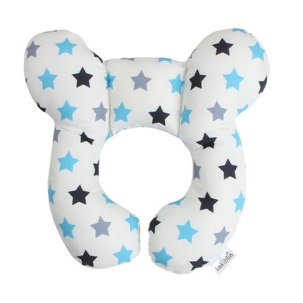 Premium 2-in-1 Baby Head & Neck Support Travel Pillow