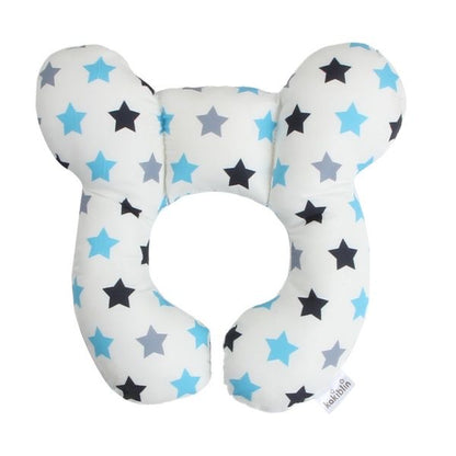 Premium 2-in-1 Baby Head & Neck Support Travel Pillow