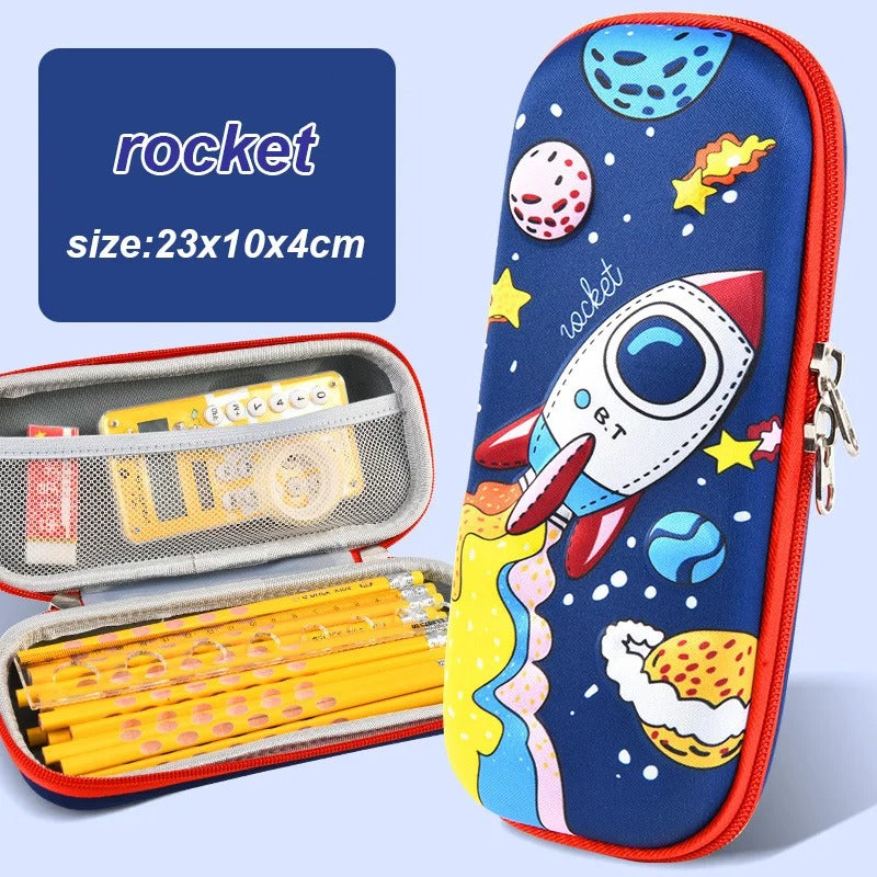 3D Kawaii Pencil Case EVA Large Capacity Waterproof Light Pencil Box for Student School Supply Stationery bag KidsTopia Baby Essentials
