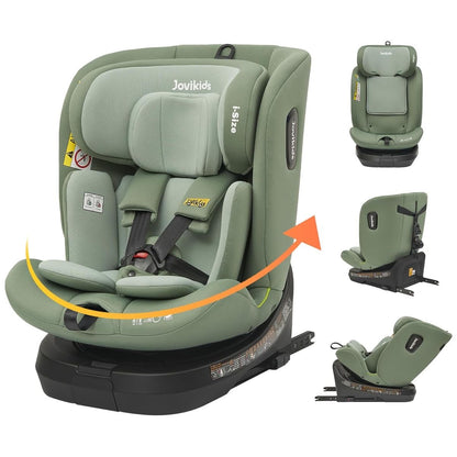 Jovikids car seat, 360 rotating car seat, ISOFIX car seat, all-stage car seat, i-Size car seat Kenya.