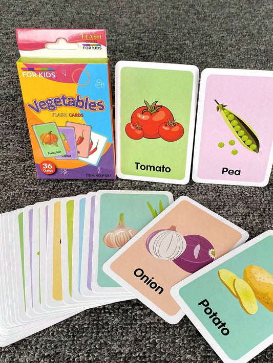 Educational Flashcards for Kids – Learning Cards for Toddlers & Preschoolers – Early Vocabulary, Alphabet, Numbers & Shapes – Fun Memory Game & Visual Learning Tool.