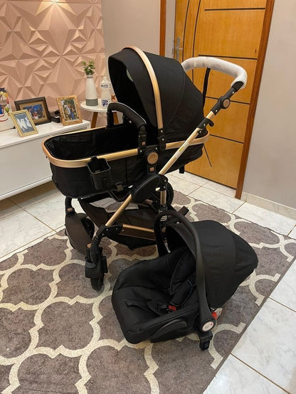 2 in 1 baby stroller/pram  with baby carrier set