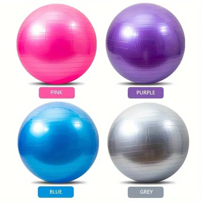 Premium Birthing Ball for Pregnancy & Labor 65cm Anti-Slip Prenatal Yoga Ball for Exercise, Stability, and Pain Relief – Includes Air Pump.