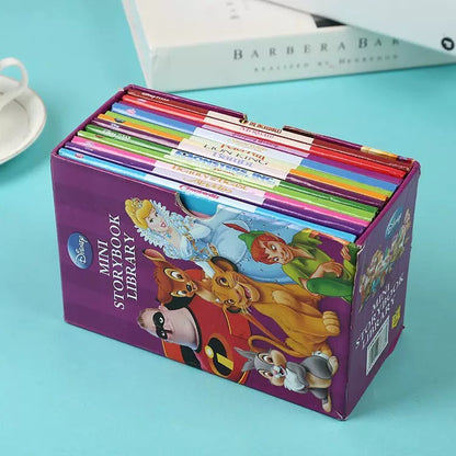 Disney Mini Storybook Library (Set of 12) – Portable Hardcover Collection for Kids & Toddlers – Includes Lion King, Cinderella, Frozen & Pixar Favorites – Ideal Bedtime Stories & Travel Gift