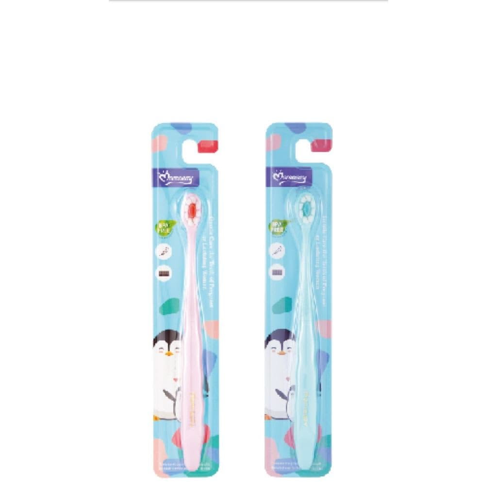 Mom Easy Kids Soft Toothbrush – Gentle Manual Toothbrush for Toddlers & Infants – Extra Soft Bristles & Easy-Grip Handle – BPA-Free