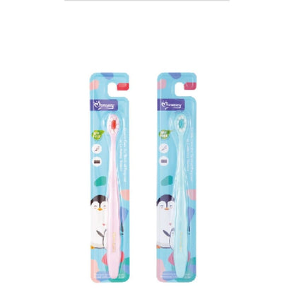 Mom Easy Kids Soft Toothbrush – Gentle Manual Toothbrush for Toddlers & Infants – Extra Soft Bristles & Easy-Grip Handle – BPA-Free