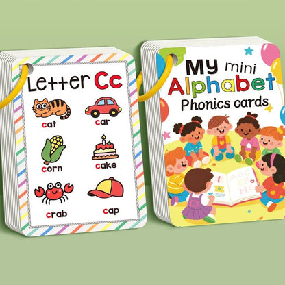 156 Words A-Z Learning Cards with Pictures, 27 English Word Cards, Educational Cognitive Games KidsTopia Baby Essentials