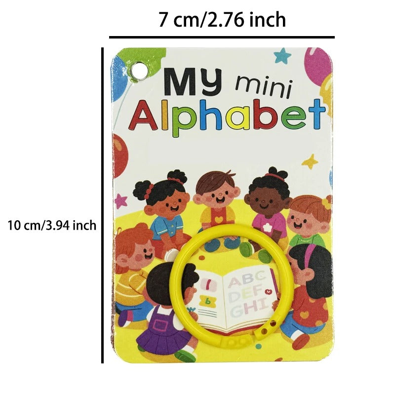 156 Words A-Z Learning Cards with Pictures, 27 English Word Cards, Educational Cognitive Games KidsTopia Baby Essentials