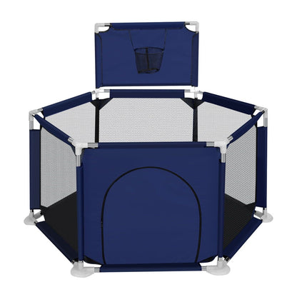 Hexagonal Baby,Portable & Foldable Playpen (Mesh Walls)