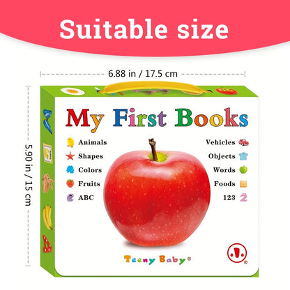 My First Little Board Book for Babies – Durable Chunky Pages for Early Learning – High-Contrast Visuals & Simple Words for Newborns, Infants, and Toddlers