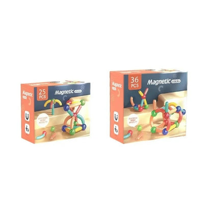 Assembled Magnetic Building Blocks Cube