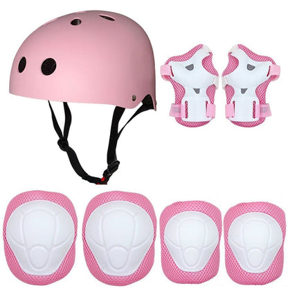 Premium Adjustable Inline Skate shoes for Boys & Girls with Helmet, Knee, Elbow & Wrist Guards — All-in-One Safety Kit for Beginners