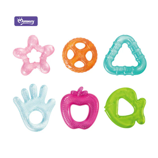 Mom Easy Water-Filled Cooling Teether – Instant Soothing Relief for Sore Gums, Fridge-Safe & BPA-Free