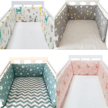Baby Bed Thicken Bumpers Zipper Design KidsTopia Baby Essentials