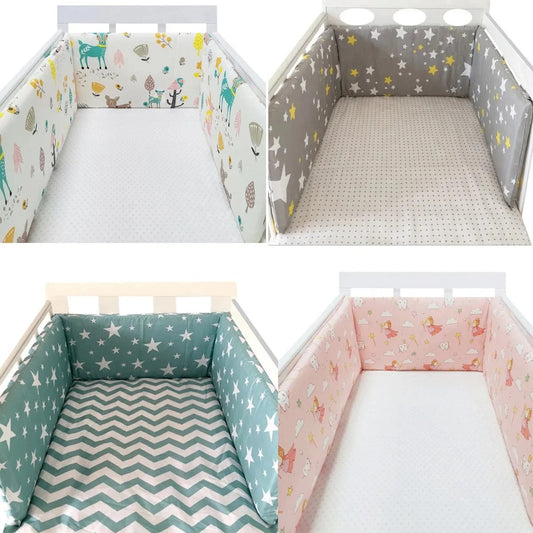 Baby Bed Thicken Bumpers Zipper Design KidsTopia Baby Essentials