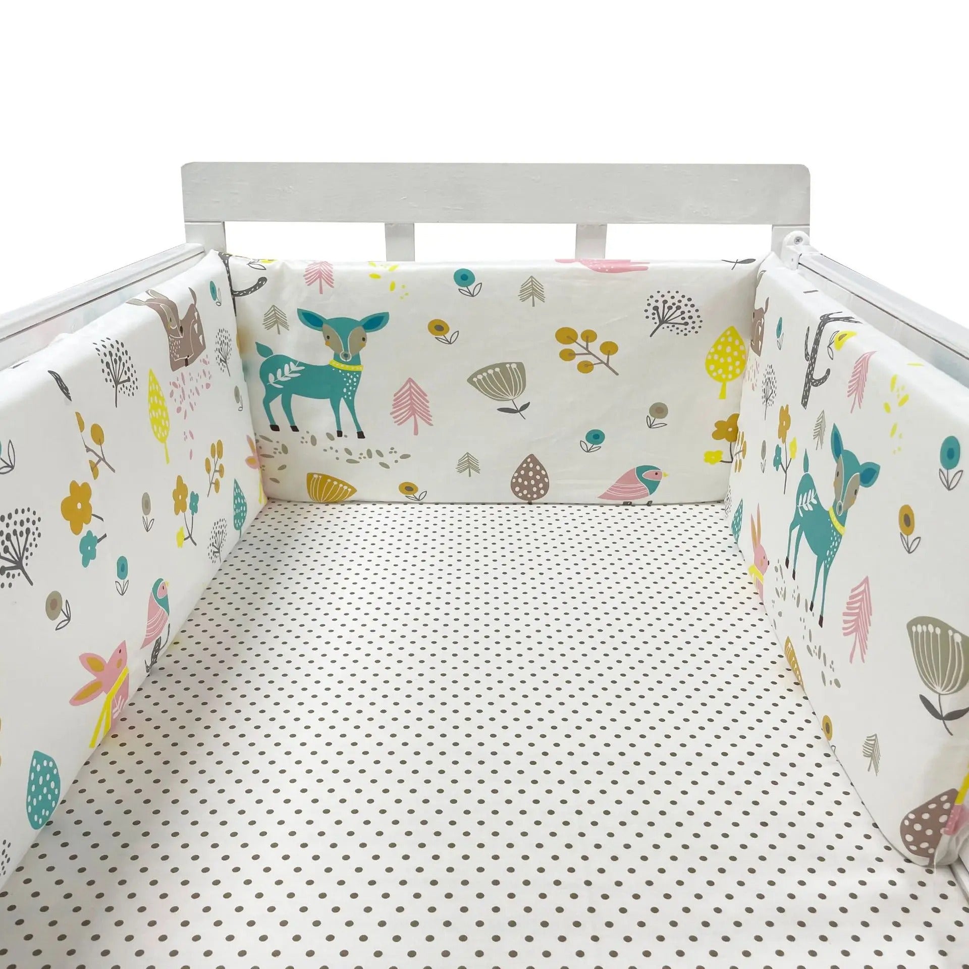 Baby Bed Thicken Bumpers Zipper Design KidsTopia Baby Essentials