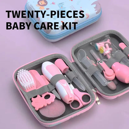 Newborn Nursery Health Care Set with Hair Comb Nail Trimmer Nose Cleaner KidsTopia Baby Essentials