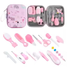 Newborn Nursery Health Care Set with Hair Comb Nail Trimmer Nose Cleaner KidsTopia Baby Essentials