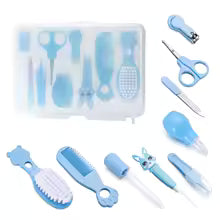 Newborn Nursery Health Care Set with Hair Comb Nail Trimmer Nose Cleaner KidsTopia Baby Essentials