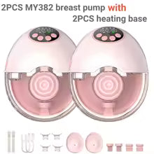 Breast Pump Electric Handsfree BPA Free With Heating and UV Sterilize Lid KidsTopia Baby Essentials