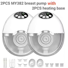 Breast Pump Electric Handsfree BPA Free With Heating and UV Sterilize Lid KidsTopia Baby Essentials