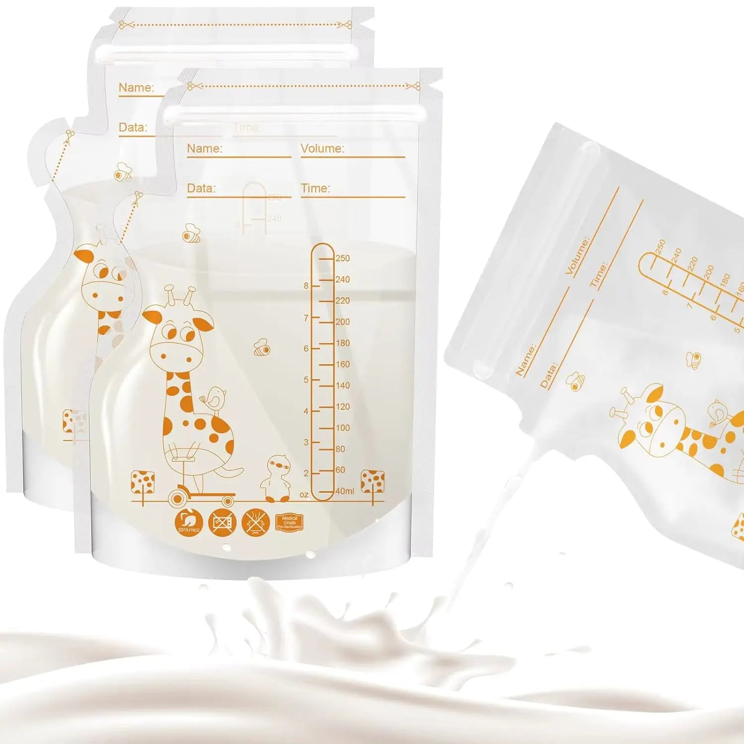 Breastmilk Storage Bag Self Standing KidsTopia Baby Essentials