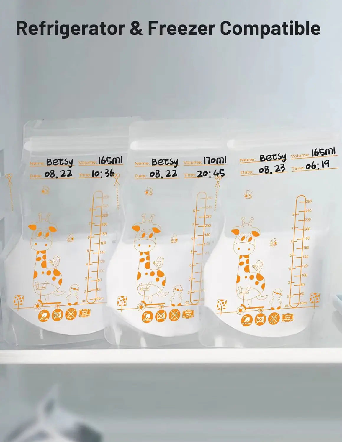 Breastmilk Storage Bag Self Standing KidsTopia Baby Essentials