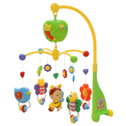 Baby Musical Crib Mobile with Hanging Rotating Toys & Lullaby Music Box