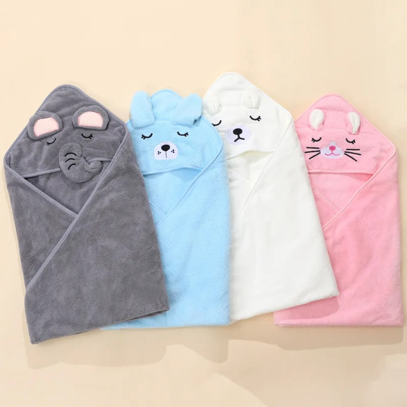 Soft Newborn Hooded Towel Blanket KidsTopia Baby Essentials