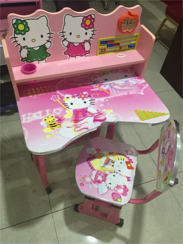 Cartoon Design Kids Writing Table and Chair