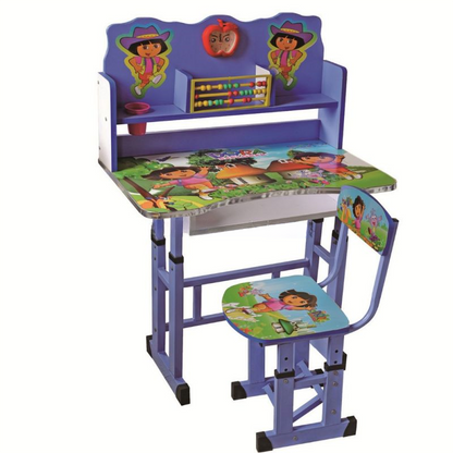 Cartoon Design Kids Writing Table and Chair