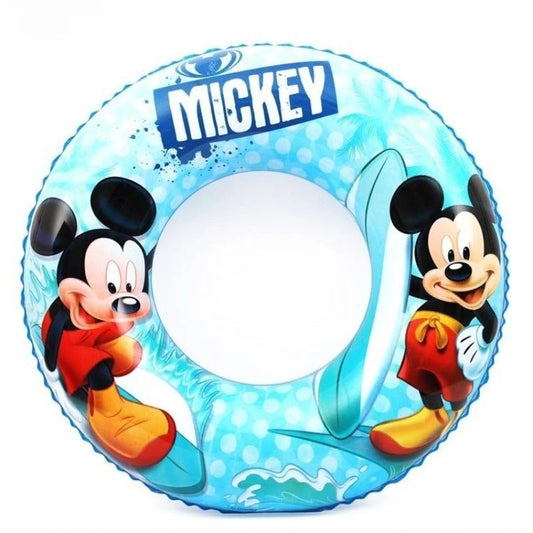 Cartoon Pattern Inflatable Kids Swim Ring Unisex Safety Float for Boys Girls Toddlers Ages 3+ Summer Pool Beach Water Play Fun KidsTopia Baby Essentials