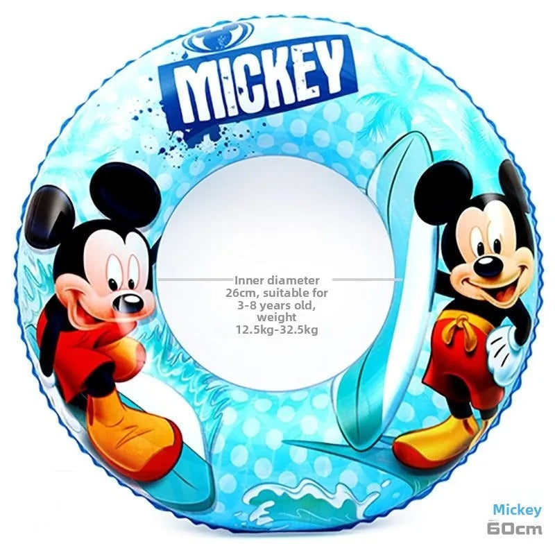 Cartoon Pattern Inflatable Kids Swim Ring Unisex Safety Float for Boys Girls Toddlers Ages 3+ Summer Pool Beach Water Play Fun KidsTopia Baby Essentials