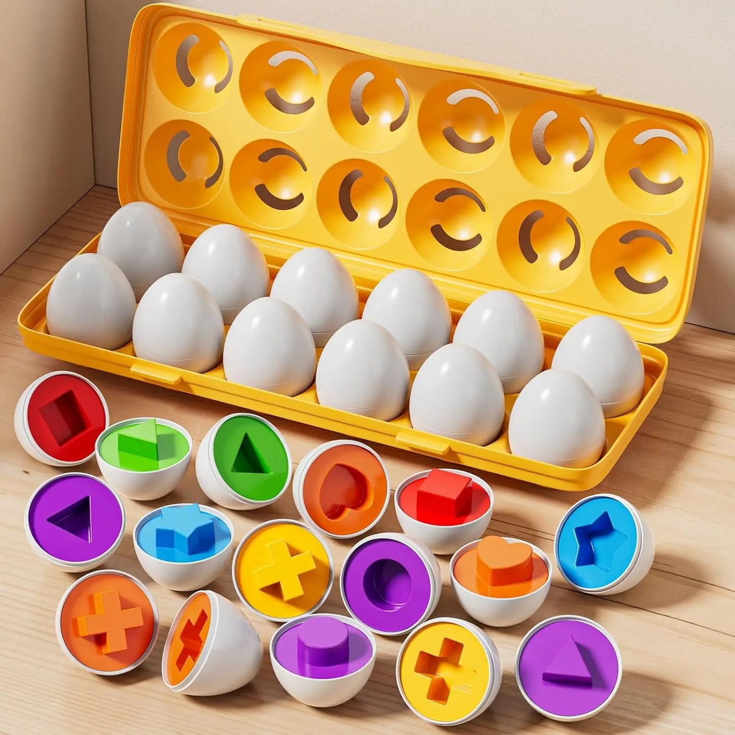 Children Toy Easter Egg Baby Sensory Puzzle