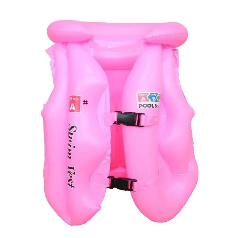 Children's Inflatable Vest Life Jacket Thickened Swimming Clothes Baby Swimming Equipment Lifeline Training Accessories KidsTopia Baby Essentials