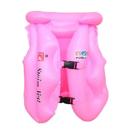 Children's Inflatable Vest Life Jacket Thickened Swimming Clothes Baby Swimming Equipment Lifeline Training Accessories KidsTopia Baby Essentials