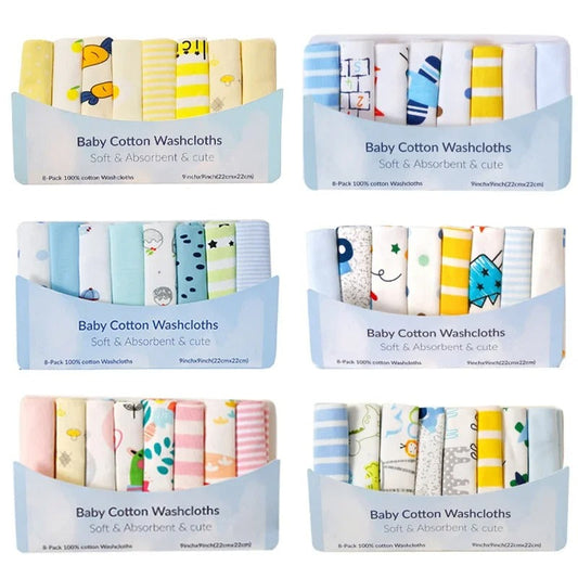 Cotton Newborn Baby Towels Set KidsTopia Baby Essentials