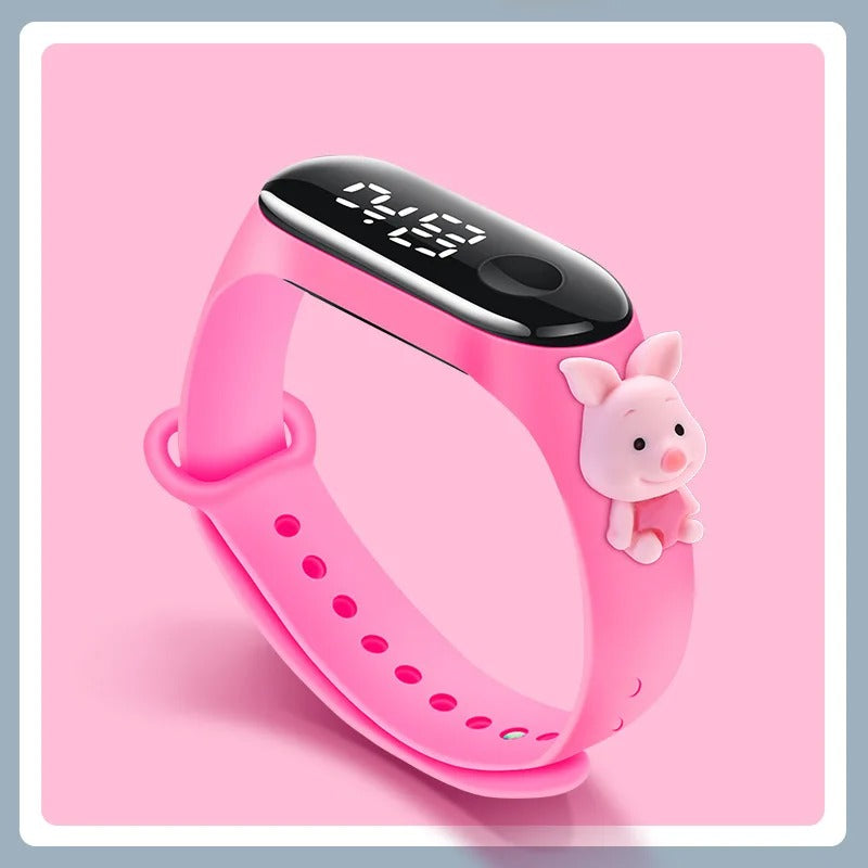Cute Rainbow Unicorn Kids Watches for Girls LED Bracelet 3D Dinosaur Children Watch Boy Luminous Digital Clock Waterproof ninos KidsTopia Baby Essentials